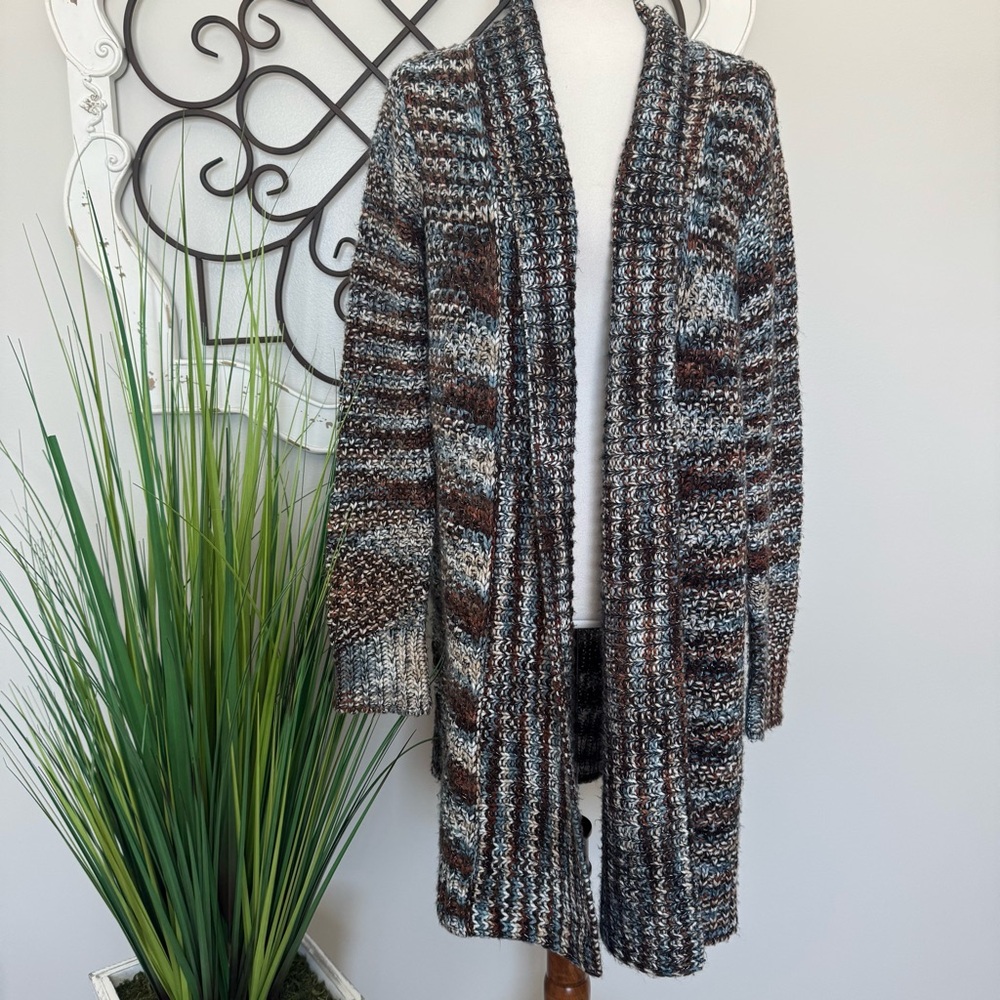 UNITED STATES SWEATERS Medium Soft Multicolored Cozy Cardigan Sweater
